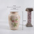法式田园复古花瓶古典做旧冰裂纹花瓶美式乡村高级感工艺品 复古粉花花瓶
