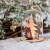 掬涵 玻璃雪球圣诞树挂饰灯球吊饰水晶球摆件节日气氛派对彩灯 吊盅雪球灯(圣诞老人B)（7*10.5cm）
