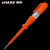 西野（SHARE）电笔螺丝刀式测电笔 试电笔100V-500V 试电笔一体成型 橙色 小号电笔