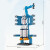 乐乐兄弟兼容高积木六一儿童航天火箭玩具小颗粒立体拼图模型男女孩礼物 积木航天火箭-蓝色-130片