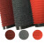 海斯迪克 HKC-13 复合双条纹地垫地毯 防尘防滑蹭土入门垫 烟灰色宽2.0*1米