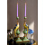 众艺联 众艺联欧式纯铜烛台摆件 青花陶瓷鹦鹉烛台 玄关古典家居客厅工艺品摆件 浅绿色一对