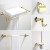 科勒（KOHLER）美国全铜欧式金色毛巾架卫生间双层浴巾架浴室洗手间五金挂件 金色浴巾架