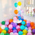 孩派（HihgParty）亚光气球100个婚礼装饰求婚生日布置结婚开业会场派对儿童气球 橙色＋黄色（100）个