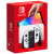 任天堂（Nintendo）Switch OLED日版/港版游戏机续航加强版ns体感掌机便携家用主机 日版OLED白色+健身环（保税仓）