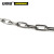 安赛瑞 304不锈钢链条 金属铁链子晾衣晒衣绳护栏链 φ5mm×1m 三条装 12261