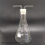 玻璃洗气瓶 气体洗瓶集气瓶洗气过滤抽滤装置锥形瓶广口瓶带胶塞 三角瓶款150ml一套