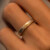 QMXD2024新款日照金山戒指男女款复古开口单身食指环时尚高级感尾戒子 戒指