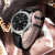 西铁城（CITIZEN）手表光动能表 新款情侣不锈钢表盘日期显示腕表 生日礼物 FE1081-08E 皮带女表