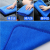 Supercloud 清洁抹布超细纤维吸水大毛巾 商用保洁厨房擦窗洗车 30*70cm蓝色10条