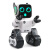 JJRIC六一儿童节礼物机器人智能对话玩具3-6岁男孩生日礼物7-14岁小孩 双遥机械人-K10白色 6.1节女孩语音遥控玩具