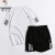啄木鸟（TUCANO）运动套装男2024夏季新款跑步速干休闲两件套短袖XG 白色 XL【115-130斤】