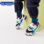江博士（DR·KONG）春季男童女童宝宝学步鞋 1-3岁透气网布 舒适软底国货运动鞋 白/蓝/绿 29码 适合脚长约17.5-18.1cm