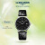 浪琴（LONGINES）瑞士手表 时尚系列 机械皮带男表 L49214522 黑色哑光38.5mm