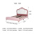 喜梦宝（X．M．B）软包床儿童床女孩公主床网红青少年卧室床简约软包床女孩儿童床 1.2米儿童床