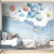 慕槿思格太空星球宇航员壁画北欧男孩卧室背景墙纸环保儿童房壁纸卡通墙布 童域NQ-078（UV亮彩无纺布）