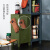 TENMA天马办公收纳柜家用双侧洞洞板储物柜客厅玩具零食整理柜可叠加 橙色【35.5x35.5x76.5cm】 1个装