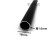锋功 铝合金圆管铝管型材铝合金圆管子空心管厚壁铝管定制外径16mm黑 圆管25*1厚(黑色)1米