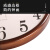 北极星（POLARIS）挂钟客厅新中式实木钟简约创意时钟石英钟表38cm花纹