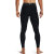 安德玛（UNDERARMOUR）HeatGear 男子训练运动针织紧身裤1362449 黑色001 XL