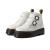 马丁（DR.MARTENS） 情人节礼物 女士 DEVON 花朵短靴 White Milled Nappa UK 9  UK