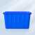 米奇特工 水箱大号加厚塑料水桶长方形周转储水箱  120L（蓝色）