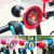 自行车铃铛喇叭儿童单车超响车铃铛山地车气喇叭手按自行车铃配件 金属烤漆-红色