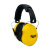 耐呗斯 32dB隔音降噪耳罩 可调节头戴式防噪音睡眠耳机 工业车间装修 NBS32E02 黄色 1副