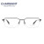 夏蒙（Charmant）男款半框眼镜架商务镜架CH10376 BK/黑色