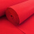 赫思迪格 一次性地毯 展会婚庆迎宾垫 过道商用地垫 2mm厚*2.0m宽*10m*红色 JG-1630