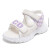 ABC童鞋女童凉鞋夏季新款运动露趾软底儿童沙滩鞋中大童小女孩 BL-623紫色 26码内长16.5厘米