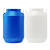 龙程 50L加厚大口密封酵素发酵圆桶带盖胶桶塑料桶包装方桶废液桶 50L酵素桶 蓝色