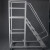 装卸车仓库移动平台梯楼梯登高车梯超市货梯子理货梯车取货凳定制 圆管1.3米