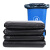 标燕 加厚型垃圾袋 工业型垃圾袋 商用工业办公专用 黑色回收袋塑料袋 平口90*110加厚4丝 50个/包