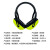 耐呗斯 29dB隔音降噪耳罩 可调节头戴式防噪音睡眠耳机 工业车间装修 NBS3206 绿色 1副