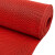 科力邦（Kelibang） 地垫 疏水垫防滑垫镂空地垫 商场门厅工厂车间隔水垫卷材 1.2m*15m*5.5mm 红色 KB5051