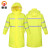 慎固 长款反光雨衣加厚防水防暴雨雨披 300D荧光黄风衣式 3XL码