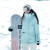 DOOK SNOW 2023新款滑雪服女套装韩国单板双板防风防水保暖夹棉滑雪装备 808粉色+605粉色 M