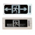桂安消防应急灯具LED安全出口疏散指示灯具应急方向标志3C认证 桂安 双面右向