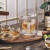 格娜斯（CRISTALGLASS）日式锤纹金边玻璃清酒黄酒温酒器套装酒壶家用一两白酒杯酒盅酒具