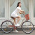凤凰（Phoenix）自行车成人男女式通用型城市通勤单车女芭蕾 24英寸米黄色