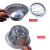 巴比客锡纸碗一次性快餐打包盒煲仔饭盒圆形锡箔铝箔碗1000毫升*10个