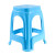 墨申加厚塑料凳子熟胶塑胶高凳板凳方凳定制 加厚双色米【防滑面】10张：48高