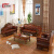 同宿欧式沙发欧式组合客厅头层牛皮实木雕花整装小123组合 单人位(实木) 0cm 其他