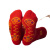 北极绒（Bejirog）脚踏七星袜子开运本命年袜透气男女通用中筒大红袜子 5双装 适合【32-44码】