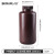 比克曼生物（BKMAM）PP塑料试剂瓶大广口瓶耐高温酸碱化学实验室样品瓶 【广口棕色】1000mL-5个/包 1包
