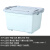 感力 收纳箱塑料储物箱环保材质加厚特大号带盖带轮整理箱实标容量40L+60L+85L(三件套）樱草蓝