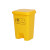 医疗废物垃圾桶黄色诊所用小脚踏式脚踩大号垃圾箱果皮箱 30L医疗垃圾桶-加厚黄色