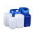 龙程 化工桶蓝色堆码桶密封HDPE塑料桶1L-25L白色酒精包装桶 25LA款堆码桶半透明色