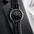 浪琴（LONGINES）瑞士手表 时尚系列 机械皮带男表 L49214522 黑色哑光38.5mm